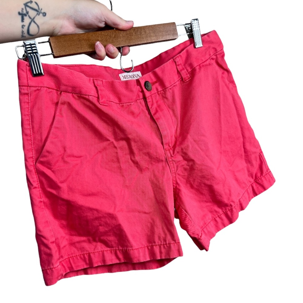 Merona red short chino style size 10